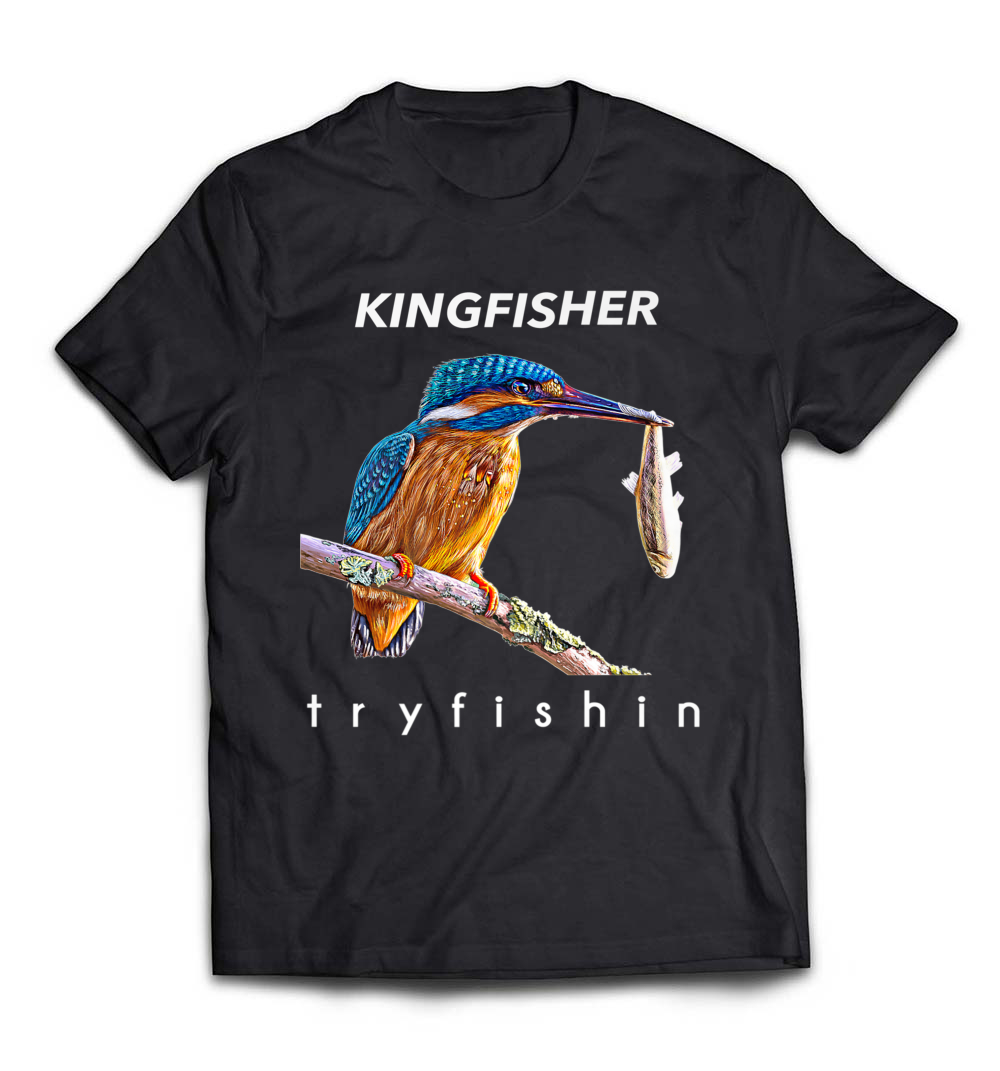 Try Fishin’ Kingfisher Fishing T-Shirt: Your New Favorite Fishing Apparel